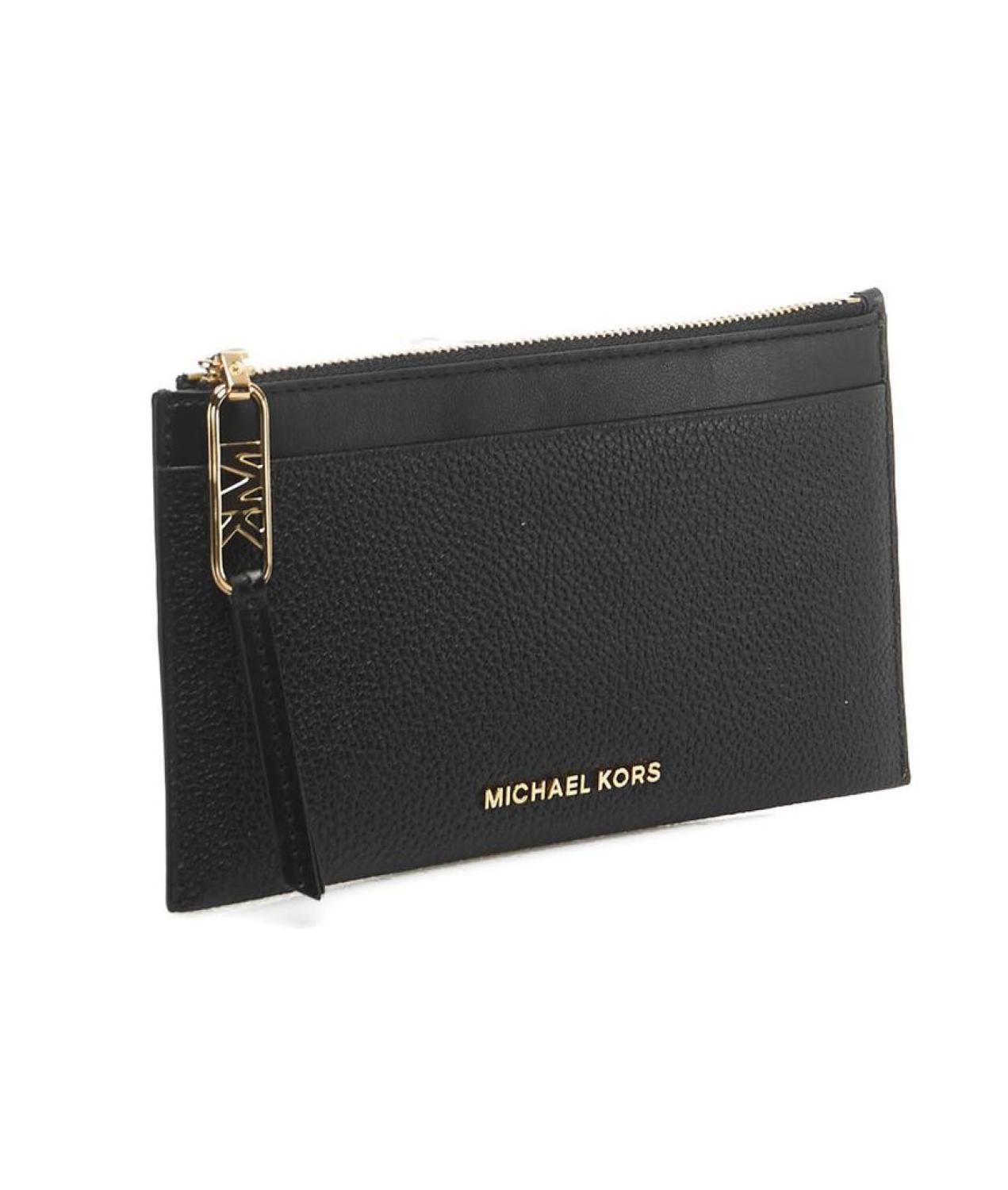 Michael Michael Kors Logo Plaque Zipped Wallet