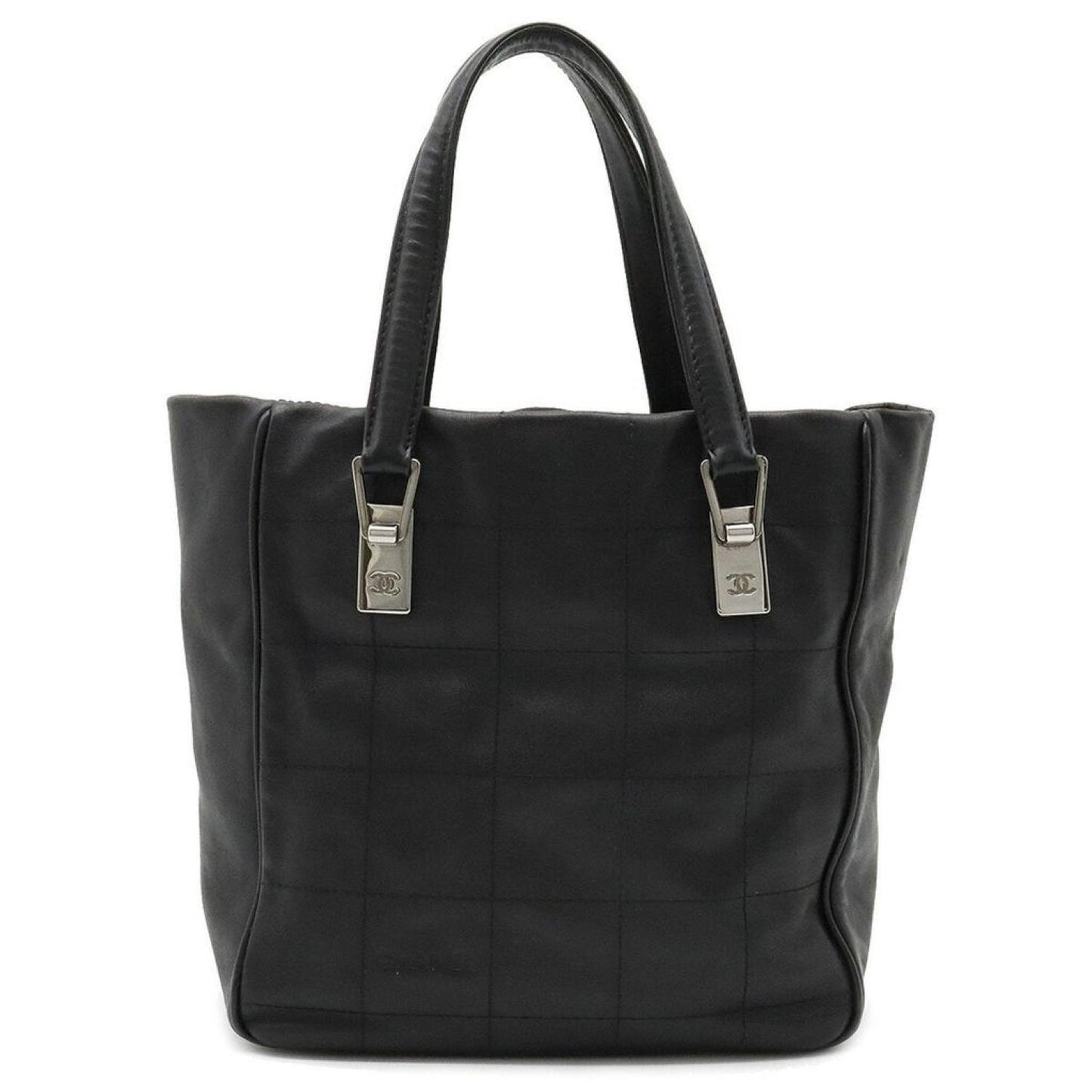 Chanel Chocolate Bar Leather Tote Bag (Pre-Owned)