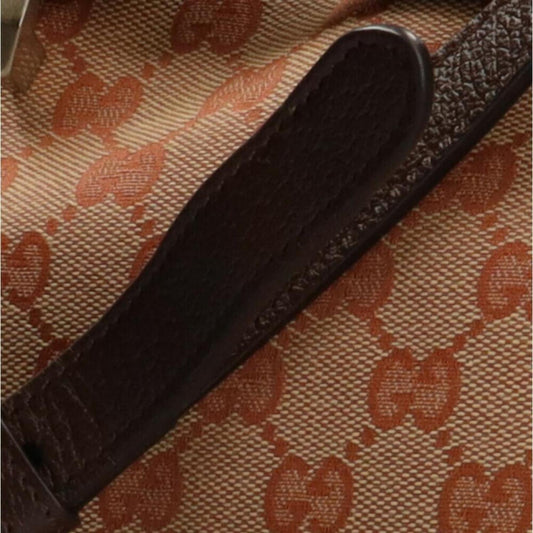 Gucci Horsebit Canvas Shopper Bag (Pre-Owned)