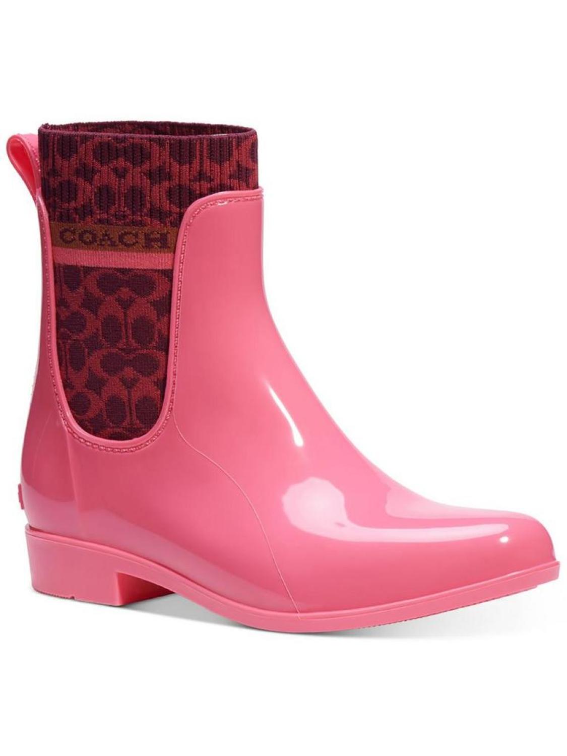 Rivington Womens Knit Ankle Rain Boots
