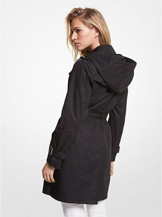 Cotton Blend Trench Coat