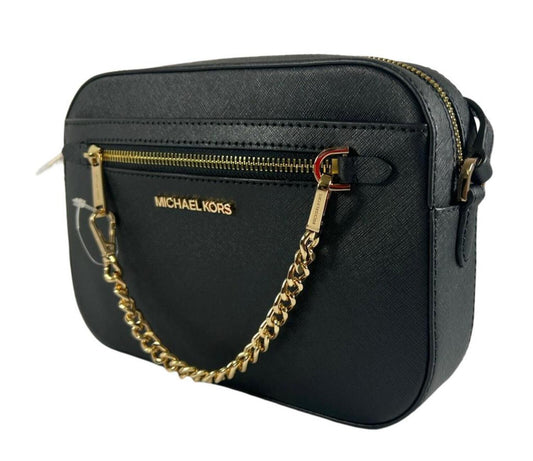 MICHAEL KORS Jet Set Zi Chain Saffiano Leather Crossbody Bag