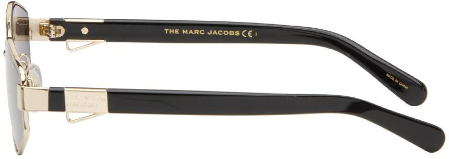 Gold Hexagonal Sunglasses