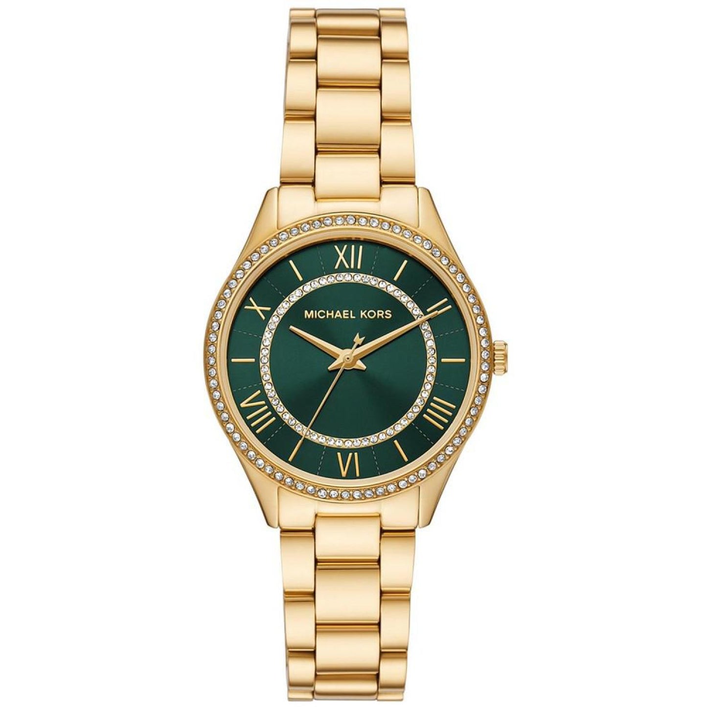 Women's Lauryn Three-Hand Gold-Tone Stainless Steel Watch 33mm