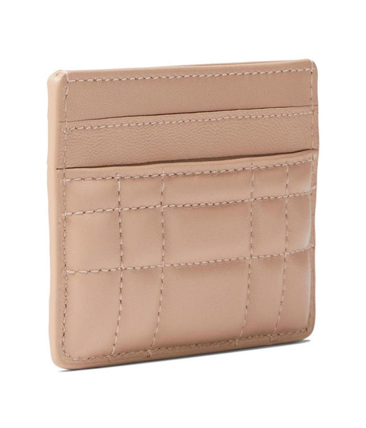 Evelyn Quilted Leather Card Holder