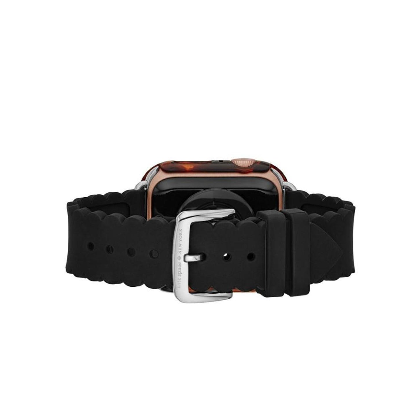 Women's Tortoise Brown Acetate Bumper for Apple Watch, 40mm