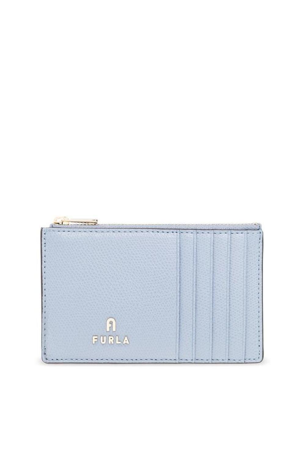 Furla Logo Plaque Zipped Cardholder