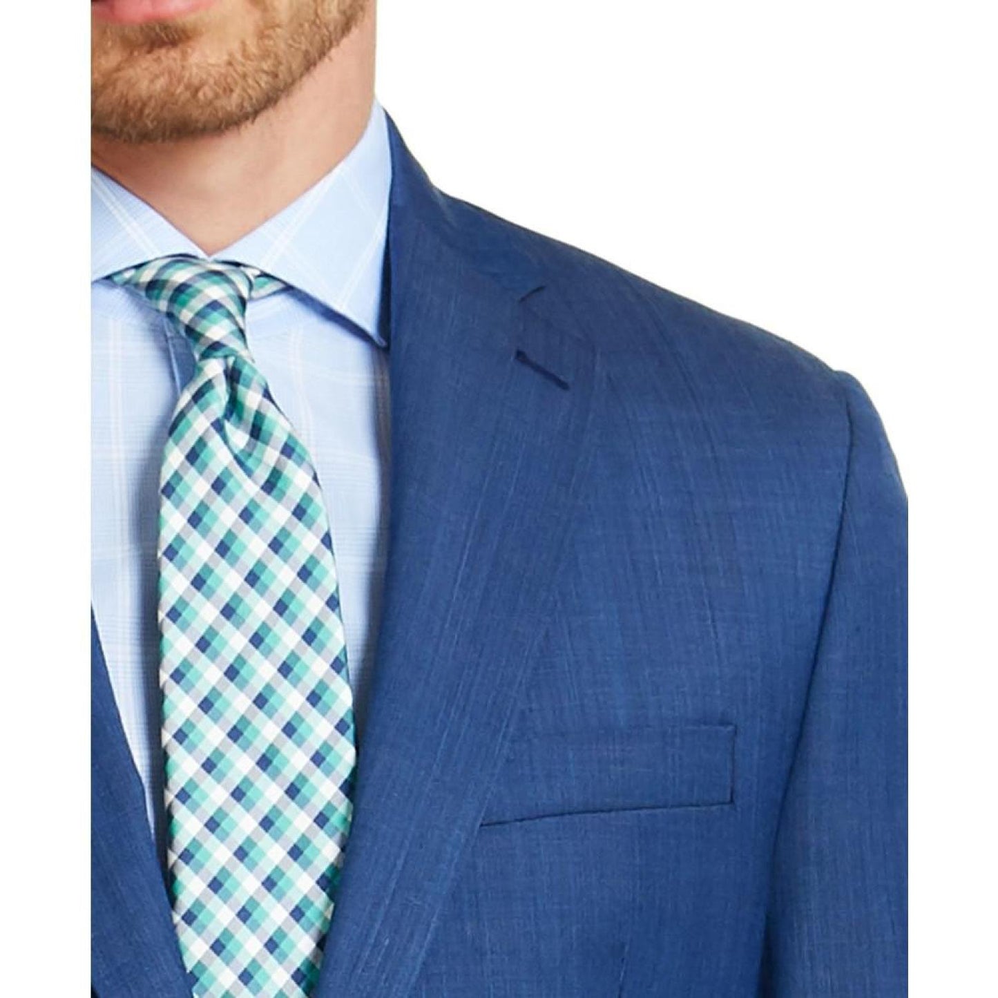 Men's Modern-Fit Airsoft Stretch Suit Jackets