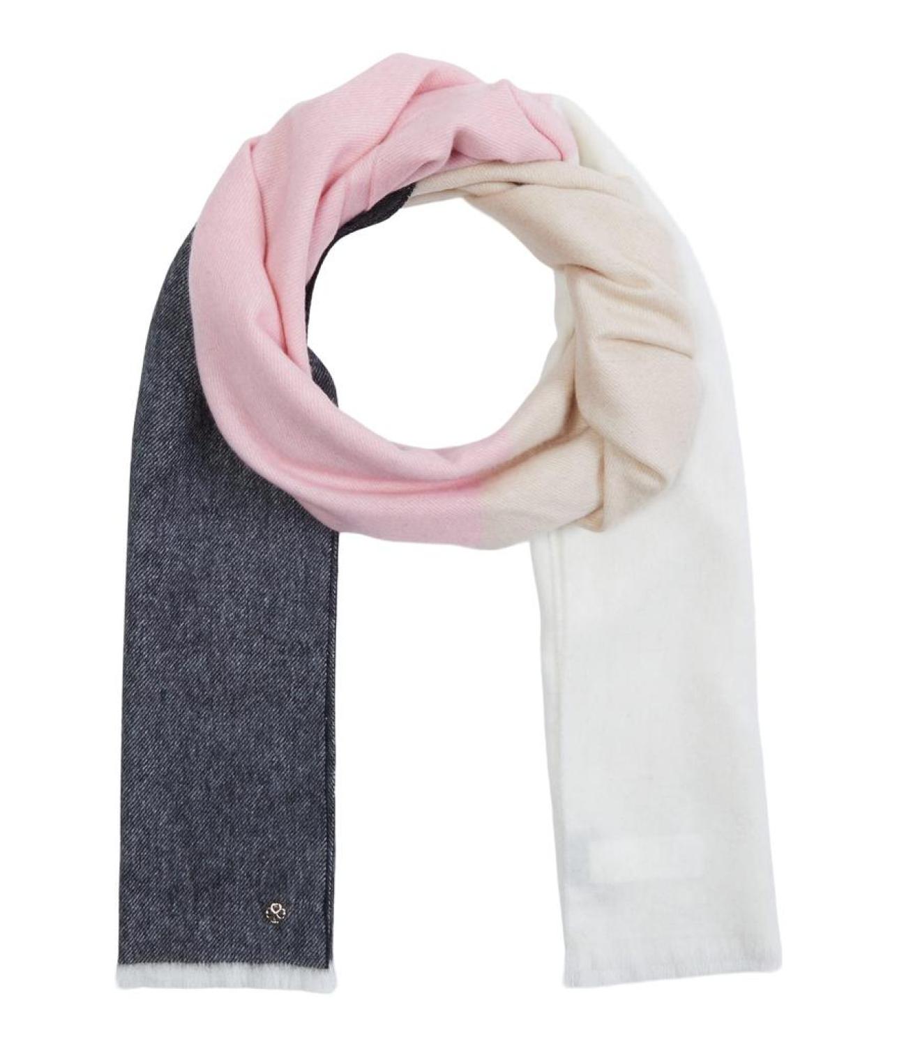 Color-Block Wool Oblong