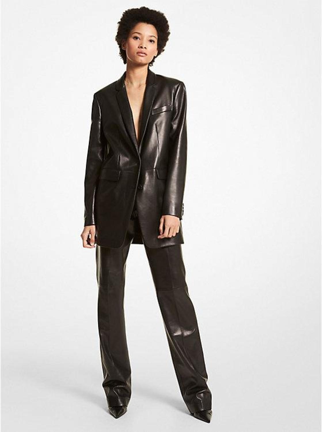 Mika Plonge Leather Trousers