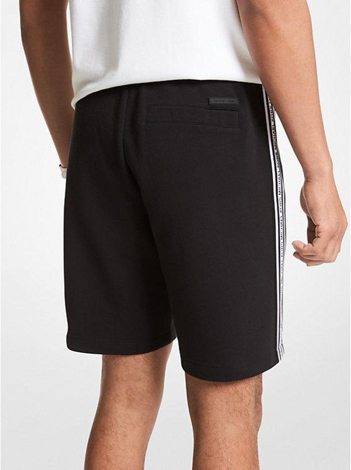 Logo Tape Cotton Blend Shorts