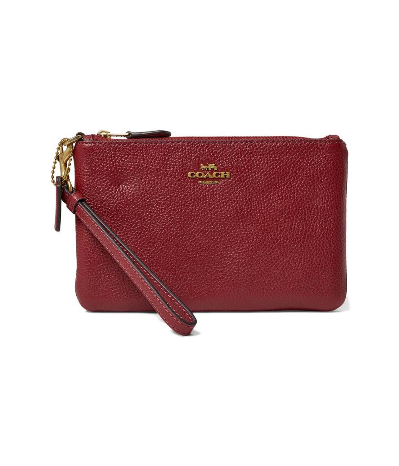 Box Program Polished Pebble Small Wristlet