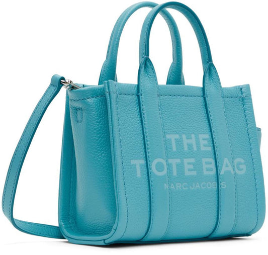 Blue 'The Leather Mini' Tote