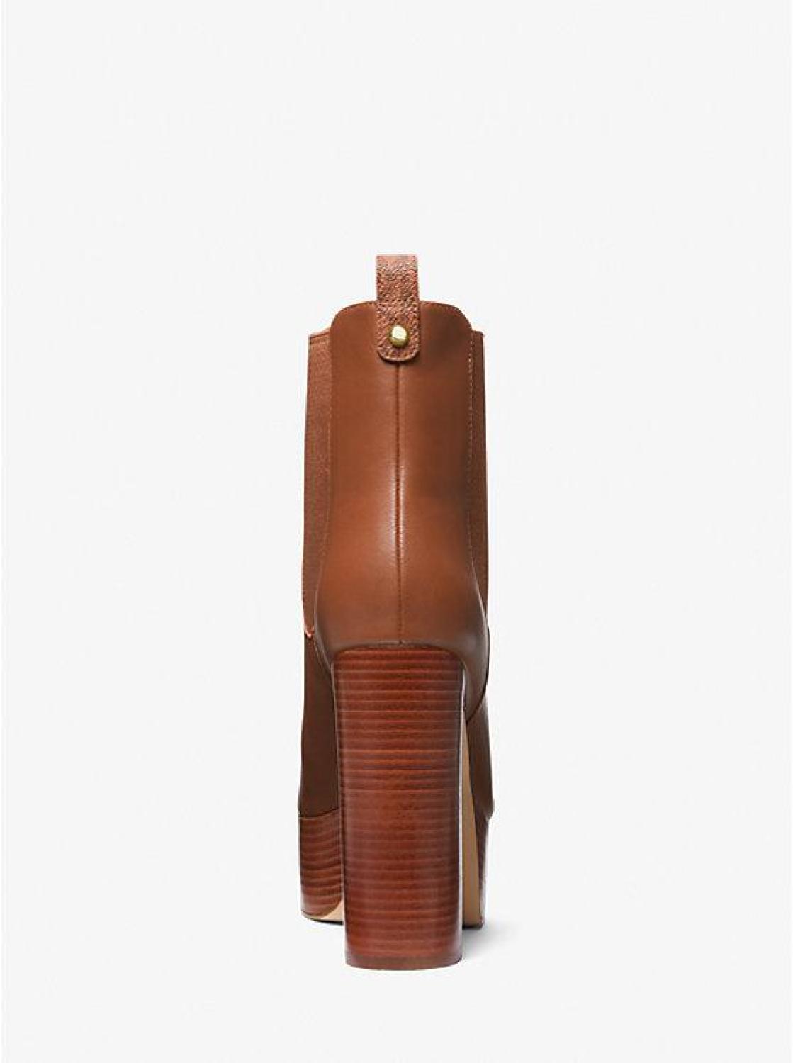 Natasha Leather Platform Boot
