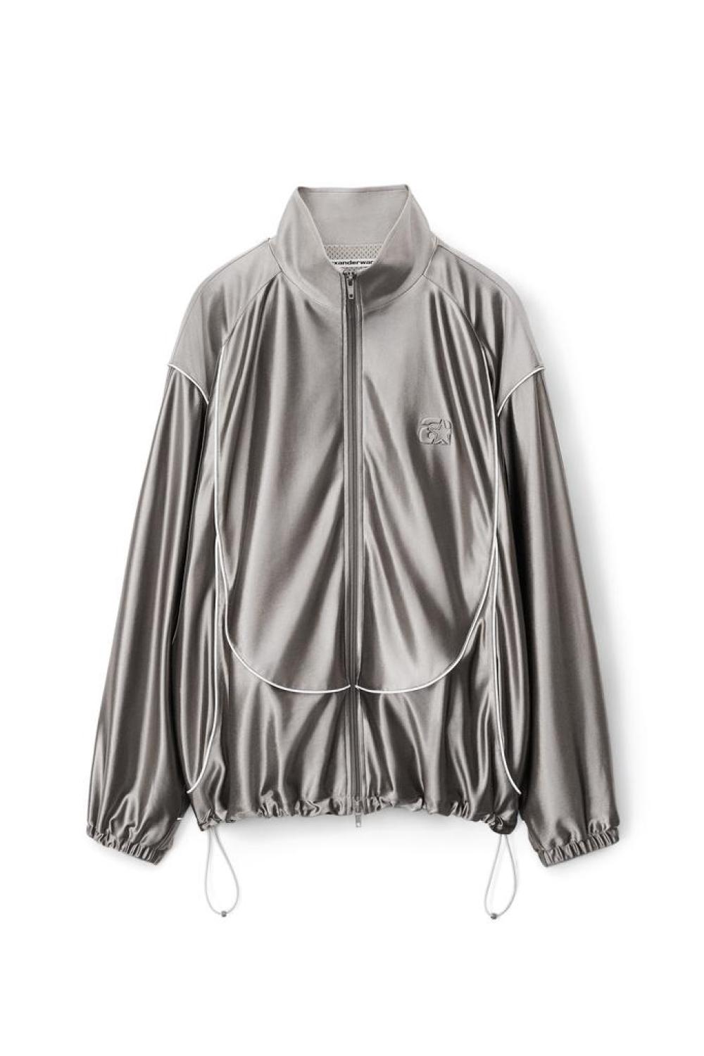 Track Pants In Satin Faille Jersey