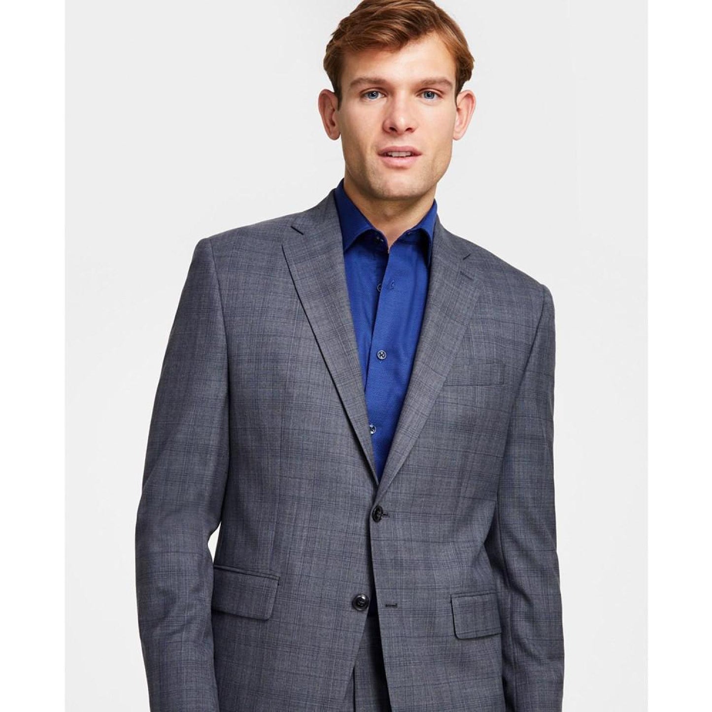 Men's Classic-Fit Wool Stretch Suit Separate Jacket