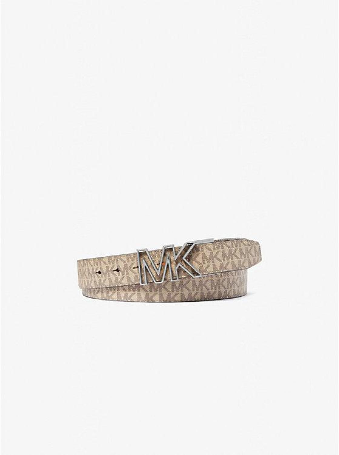 Reversible Logo and Faux Leather Belt