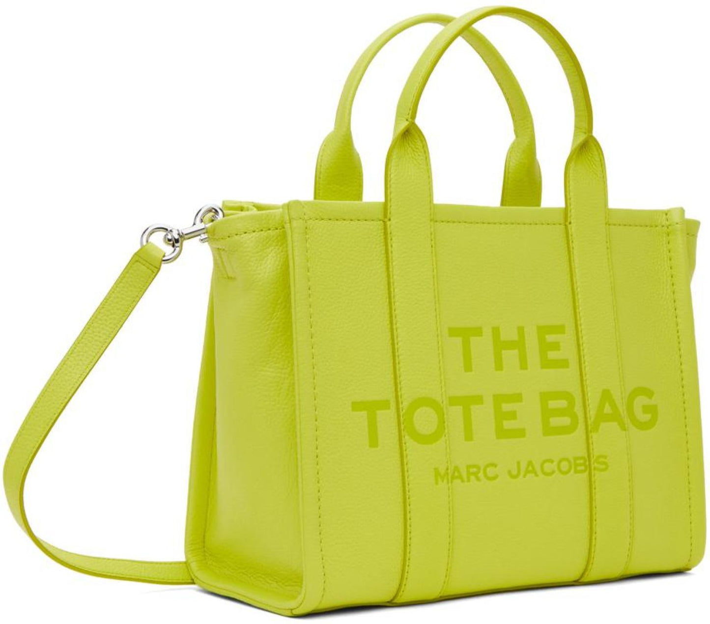Yellow 'The Leather Medium' Tote