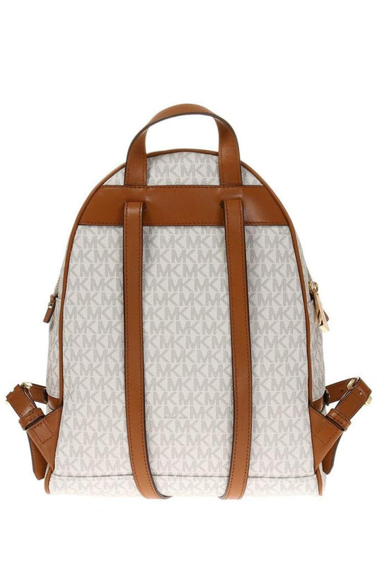 Michael Michael Kors Rhea Logo Monogram Medium Backpack