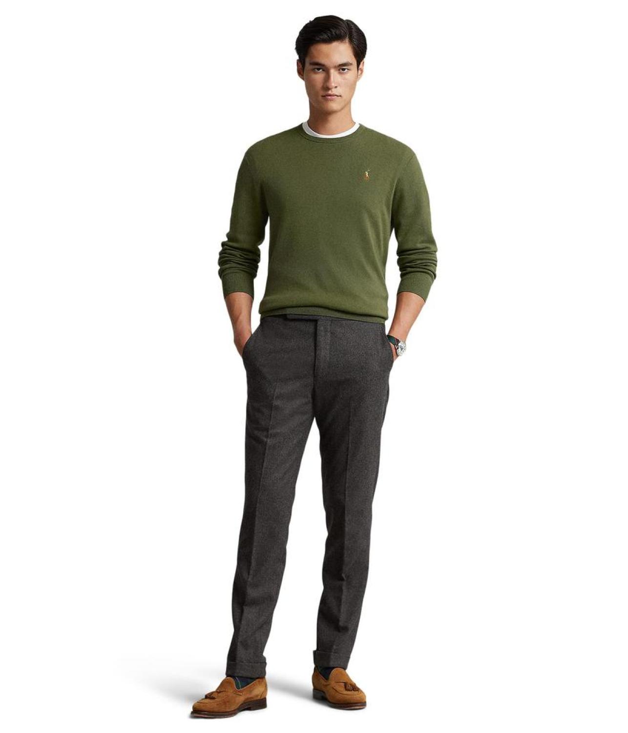 Cotton Crew Neck Sweater