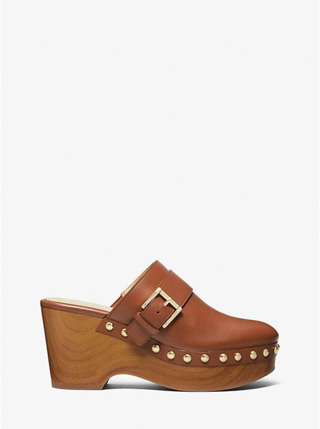Rye Studded Leather Platform Clog
