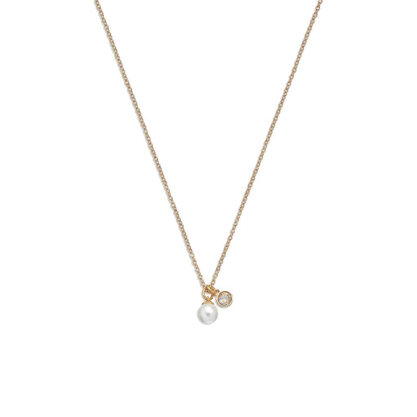 Pearl Charm Pendant Necklace