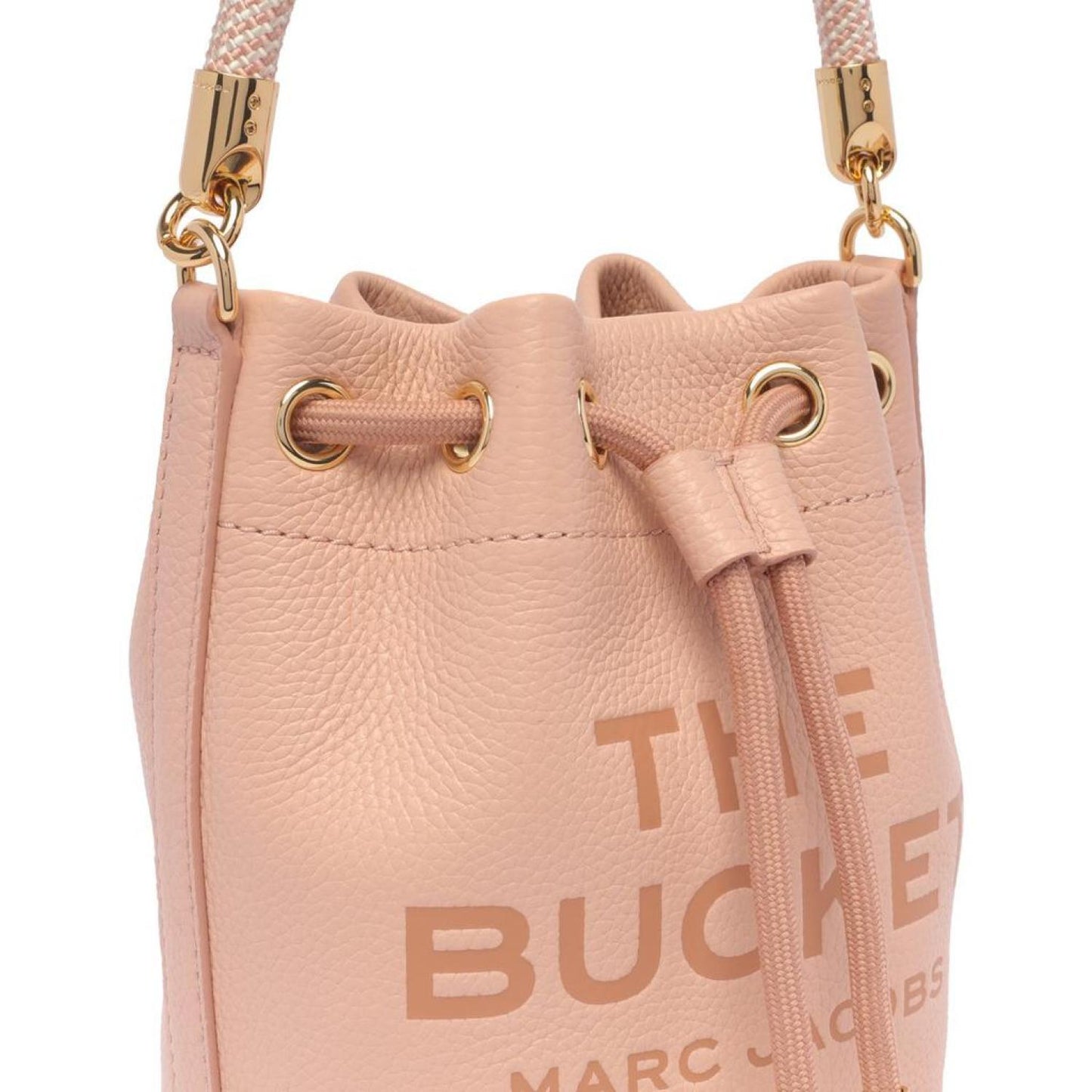 Marc Jacobs Logo Embossed Bucket Bag