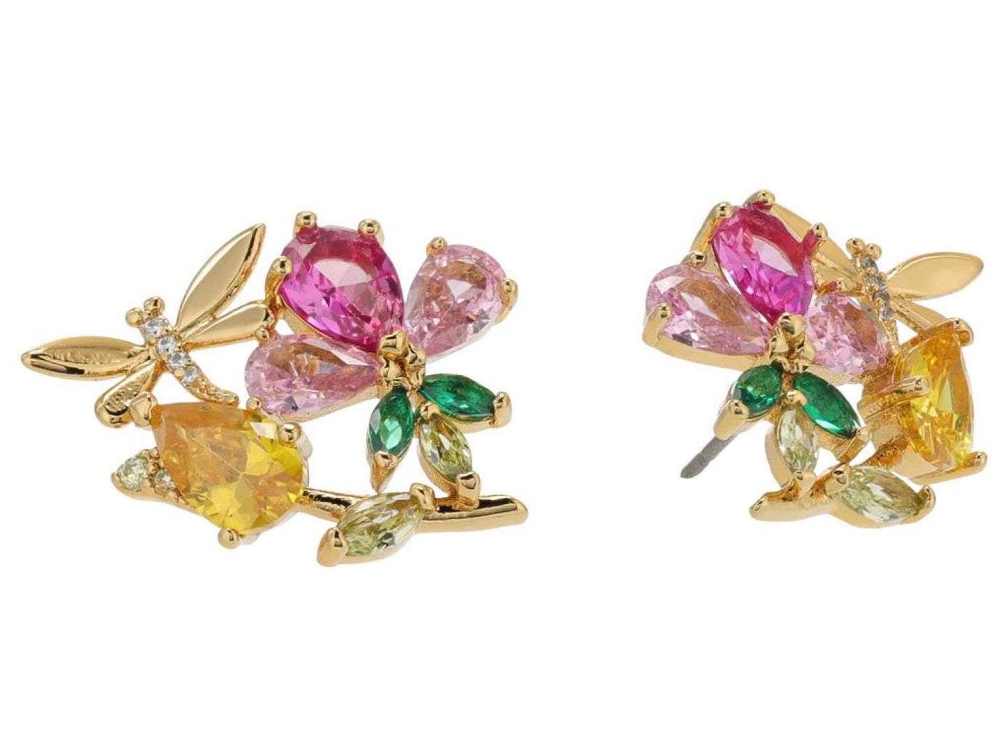 Greenhouse Floral Cluster Studs Earrings