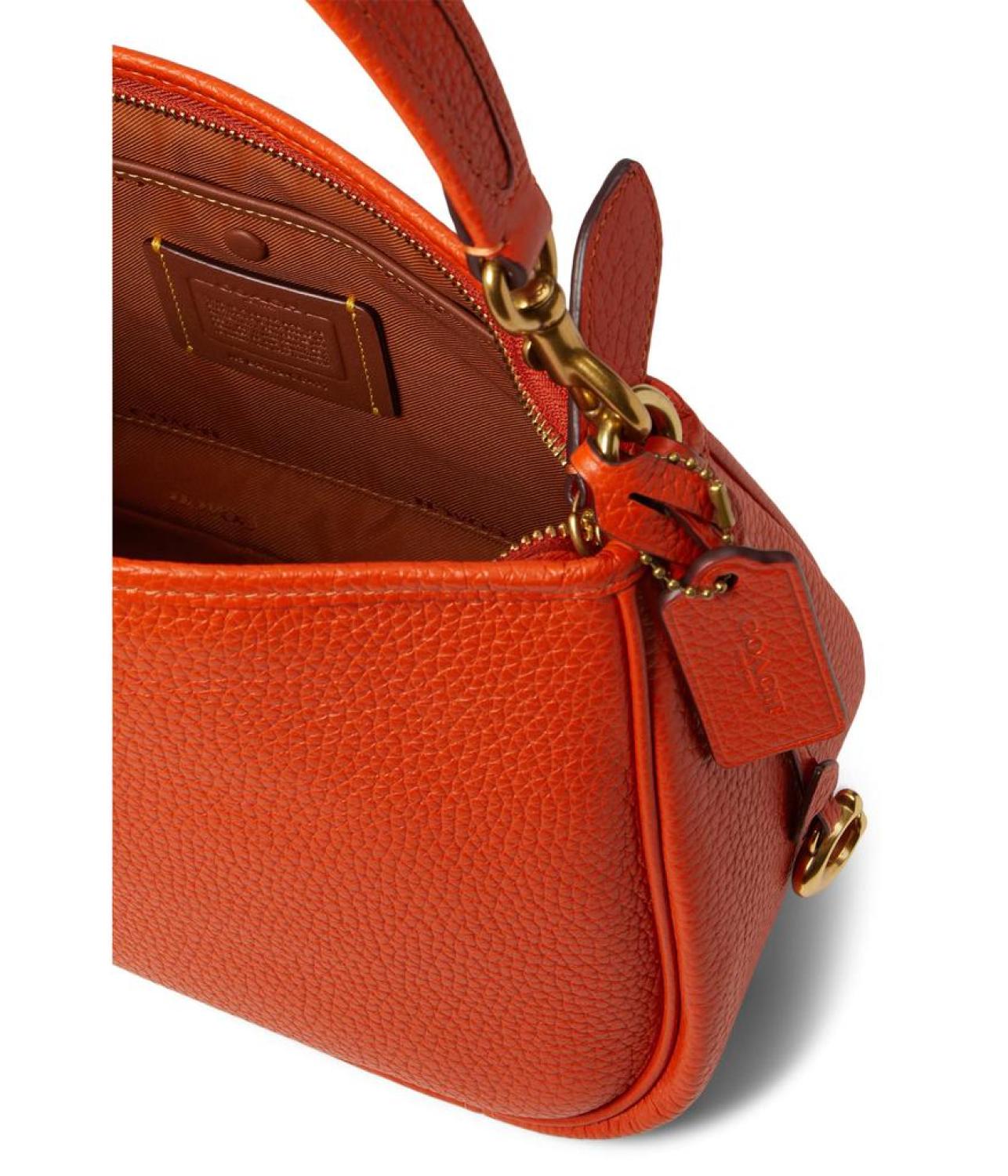 Soft Pebble Leather Cary Crossbody