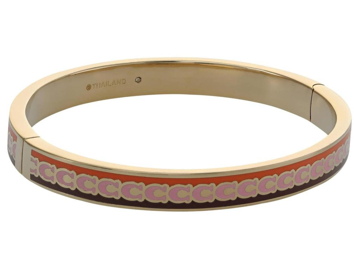 Enamel Thin Bangle Bracelet