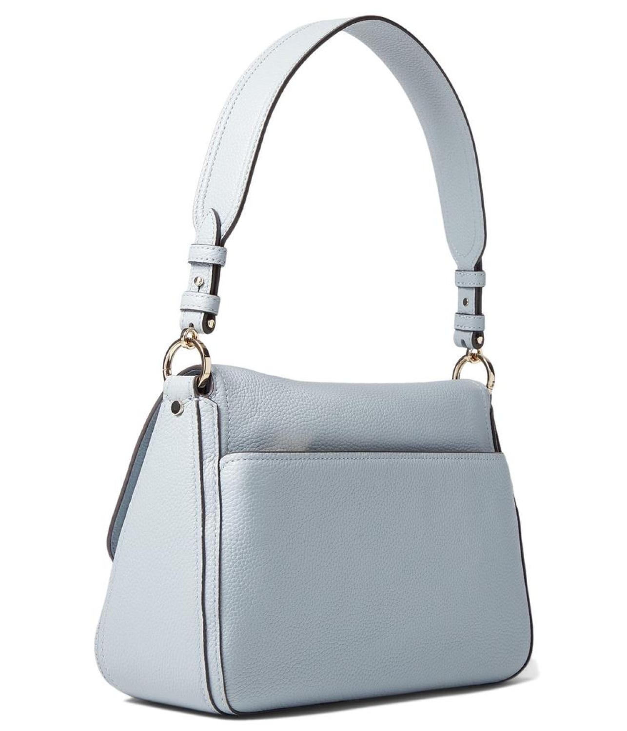 New Core Pebble Pebbled Leather Medium Convertible Flap Shoulder Bag
