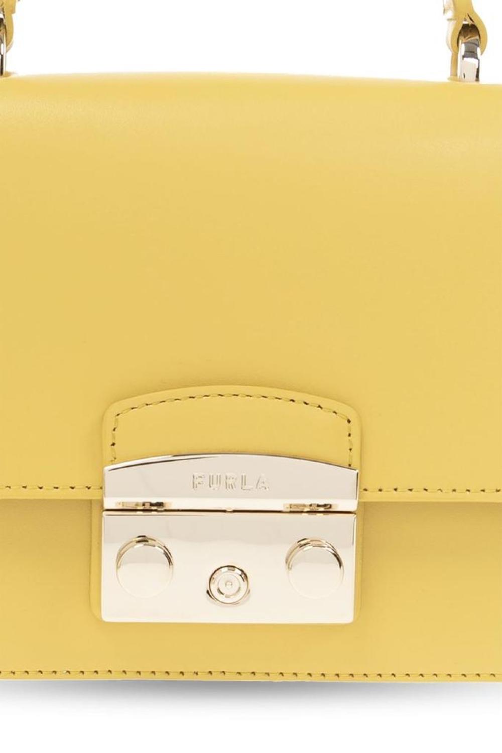 Furla Metropolis Push-Lock Detailed Mini Top Handle Bag