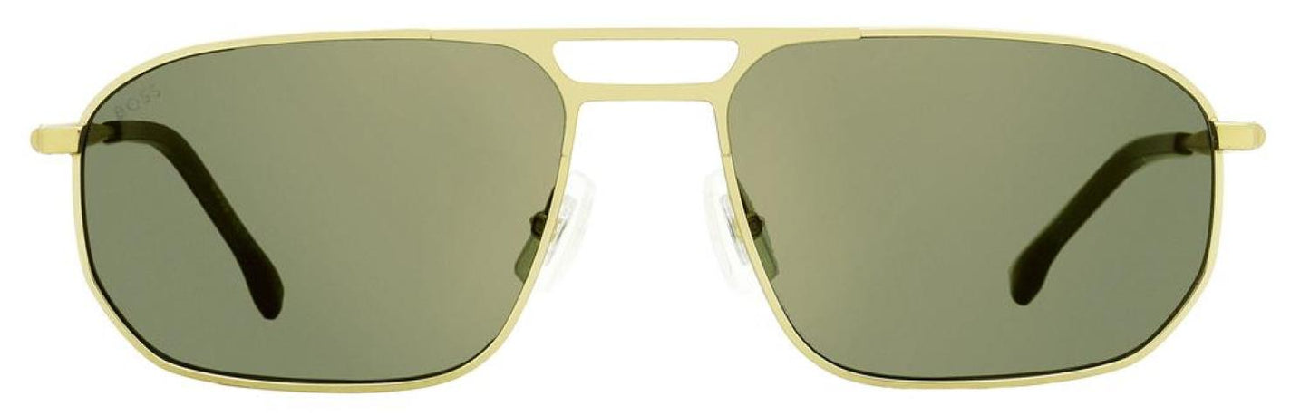 Hugo Boss Men's Runway Sunglasses B1446S J5GWM Gold/Green 59mm