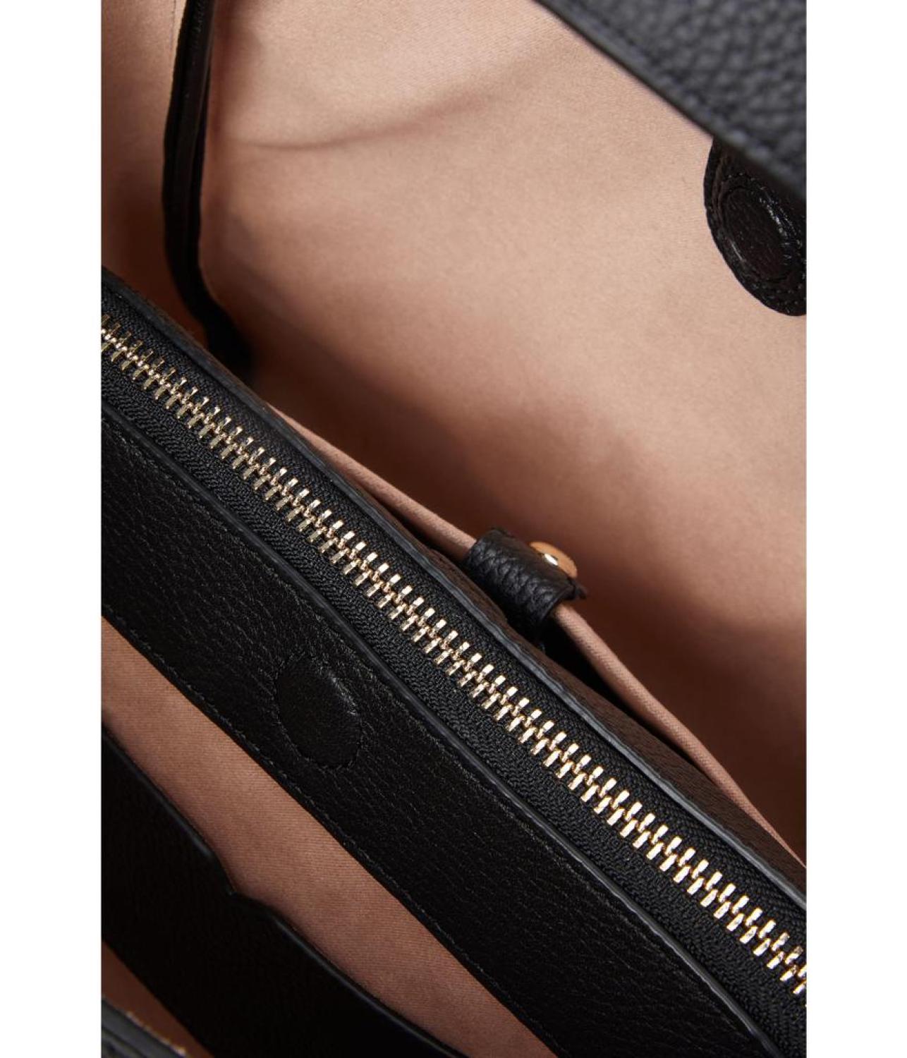 Knott Pebbled Leather Medium Crossbody Tote