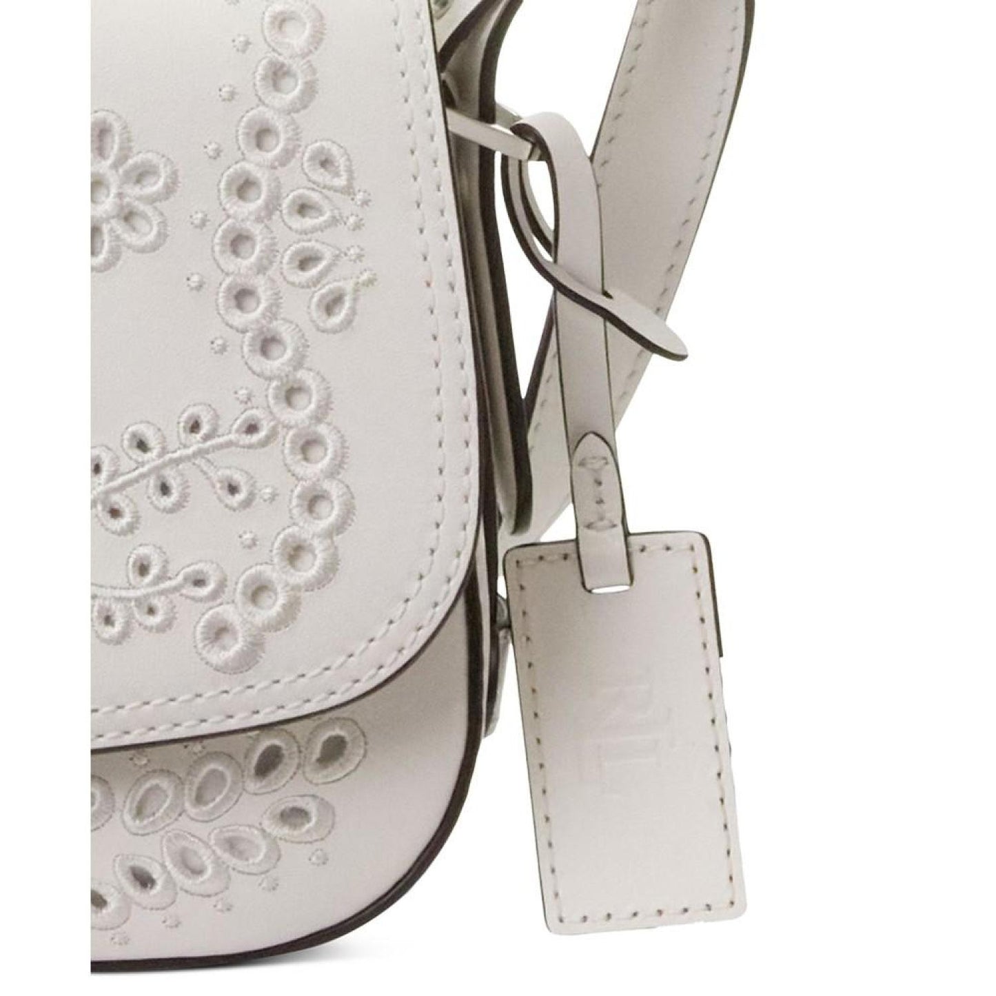Maddy Eyelet Leather Small Shoulder Bag