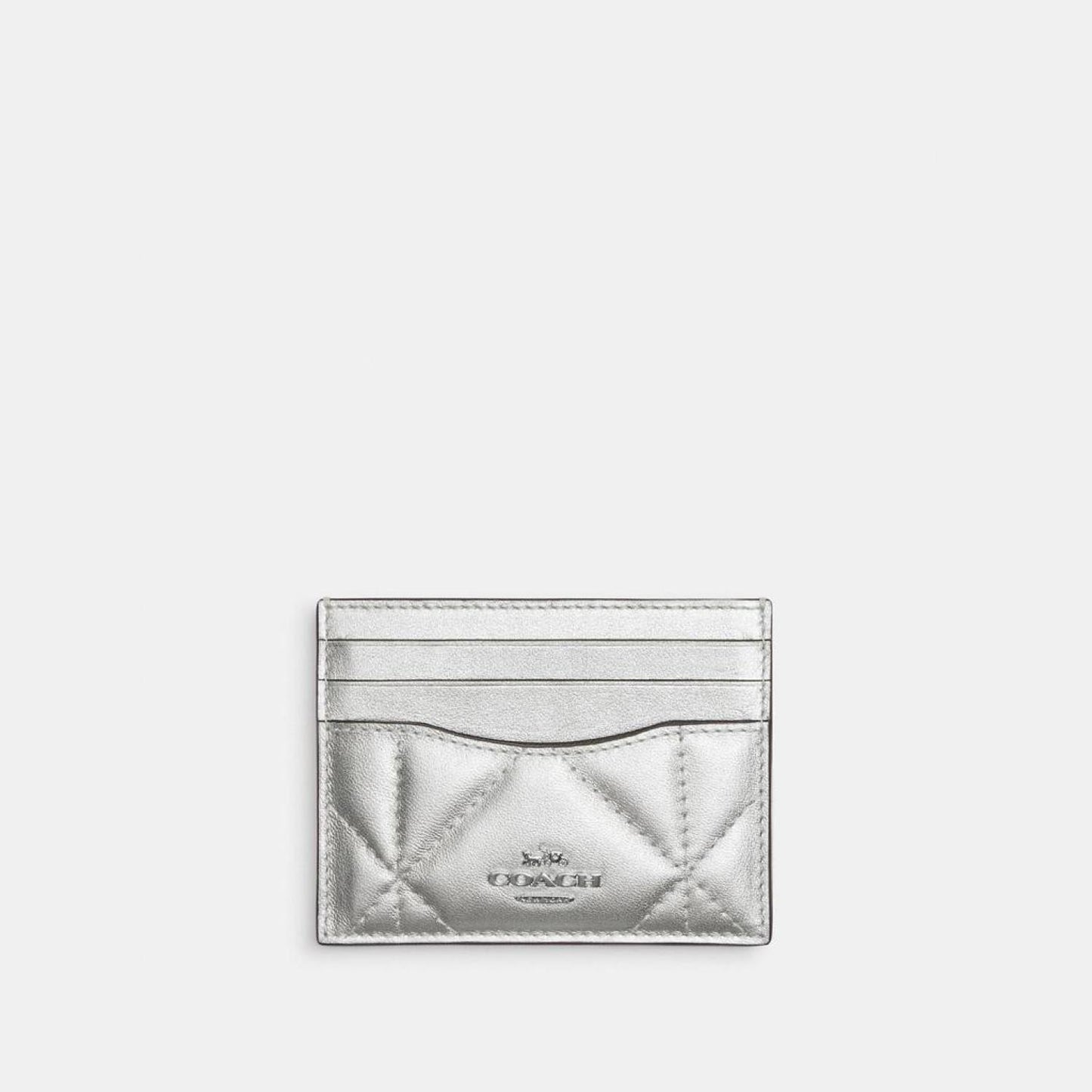 Coach Outlet Slim Id Card Case With Puffy Diamond Quilting