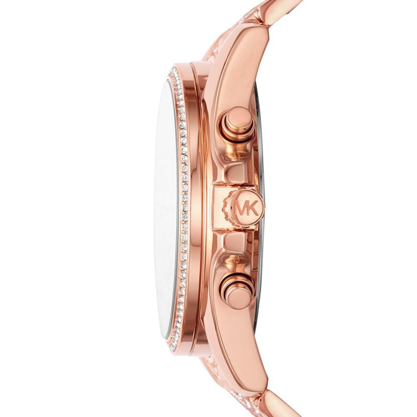 Women's Chronograph Whitney Rose Gold-Tone Stainless Steel Bracelet Watch 45mm