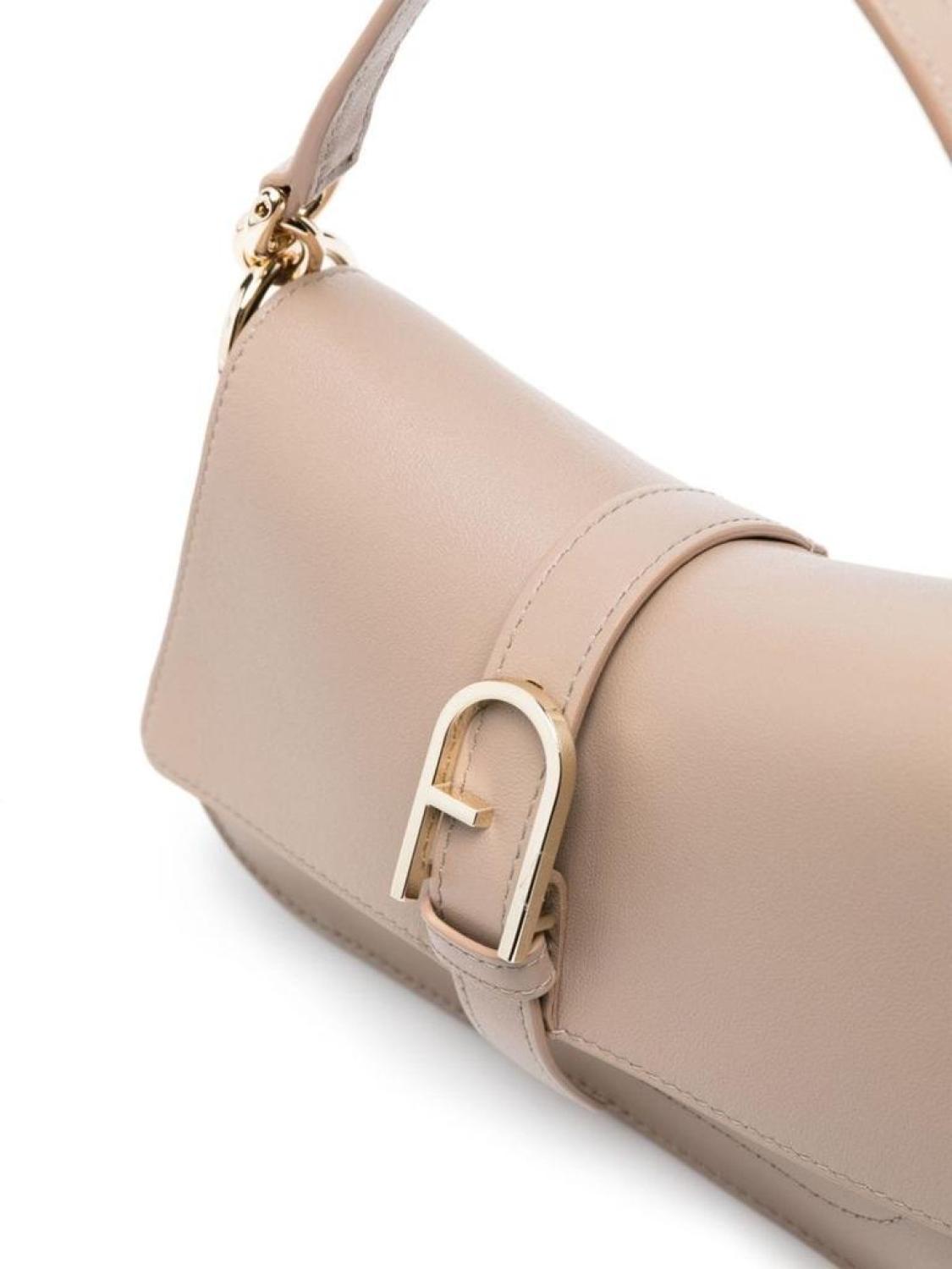 Furla Flow Logo Plaque Tote Bag