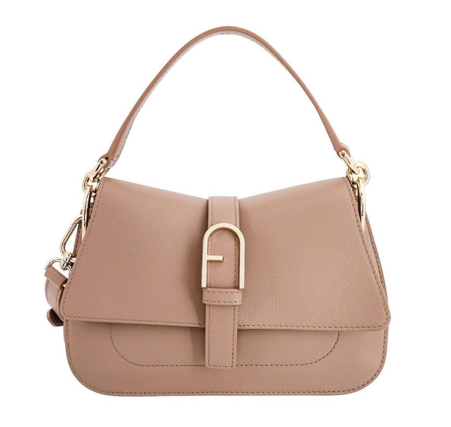 Furla Flow Logo Plaque Tote Bag