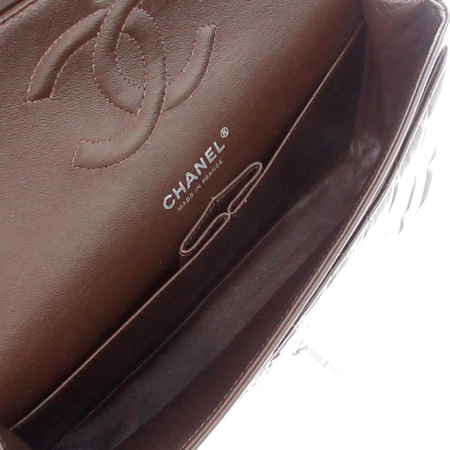Chanel Double Flap Leather Shoulder Bag (Pre-Owned)
