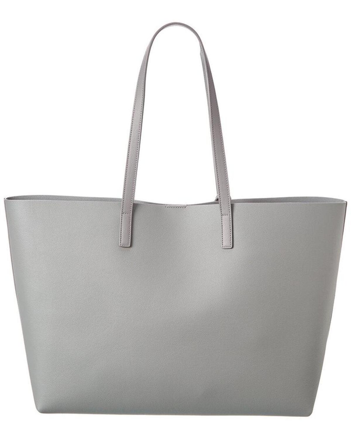Saint Laurent E/W Leather Shopper Tote