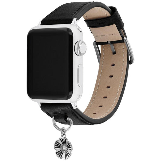 Black Leather Apple Watch Band 38/41mm