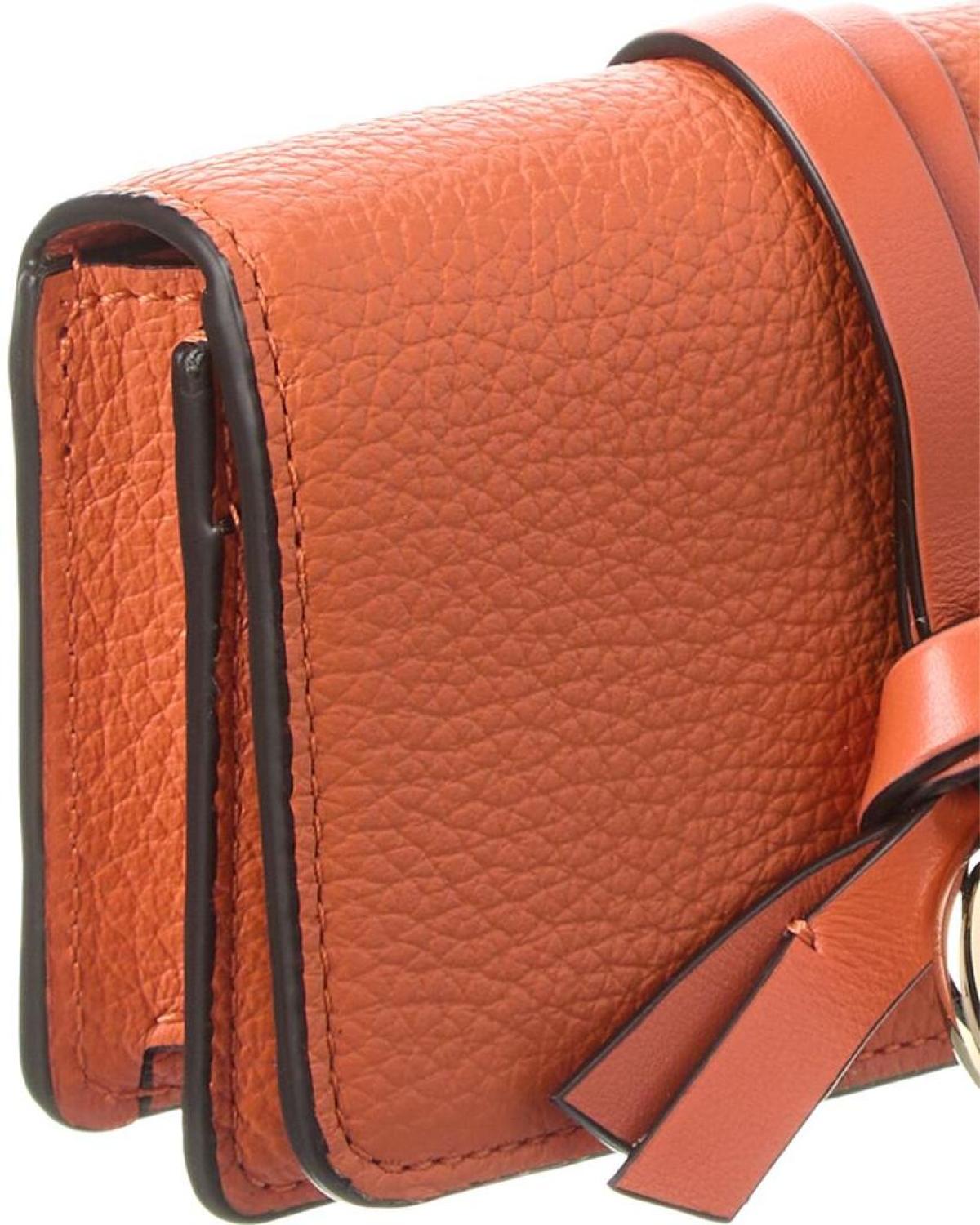 Chloé Alphabet Leather Card Holder