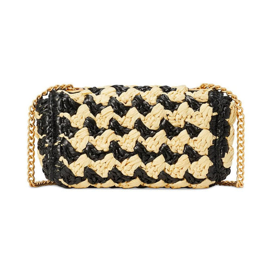 Evelyn Mini Raffia Crossbody