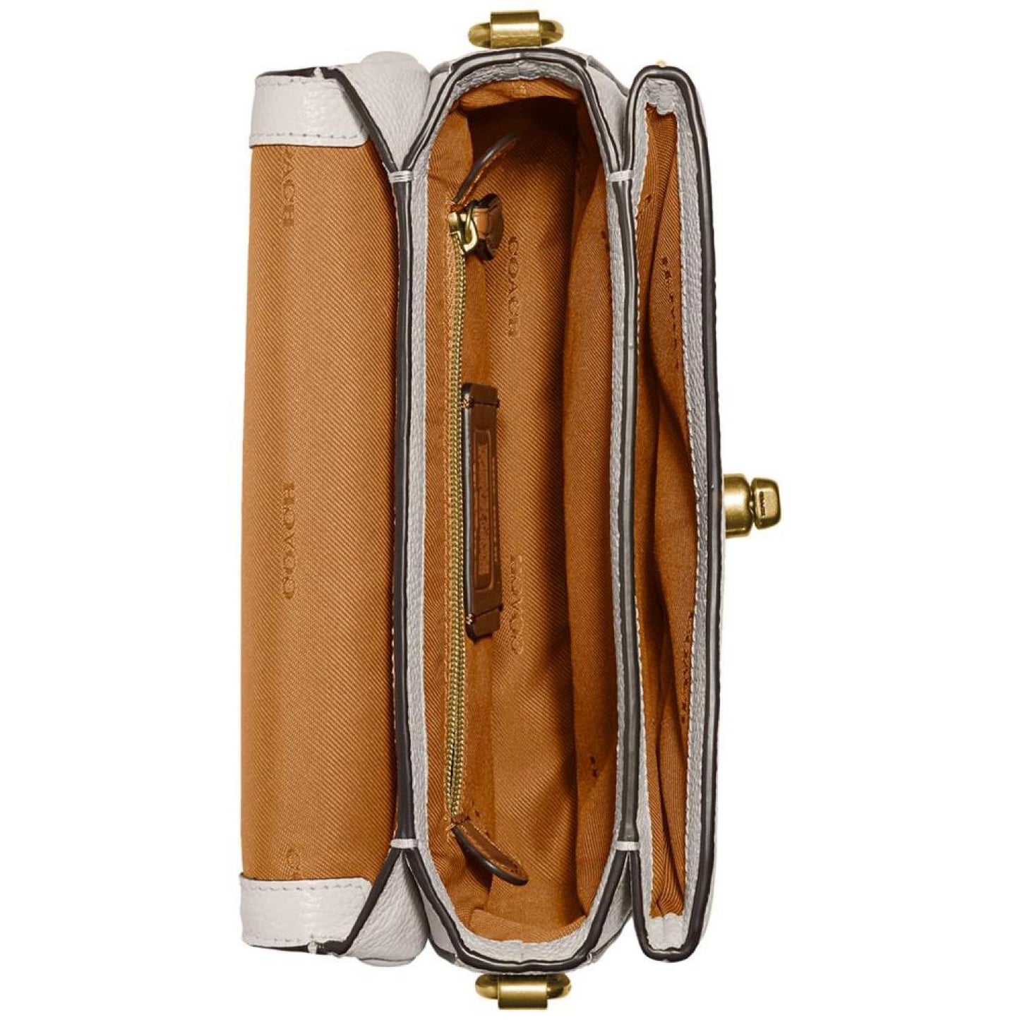 Polished Pebbled Leather Cassie Crossbody 19