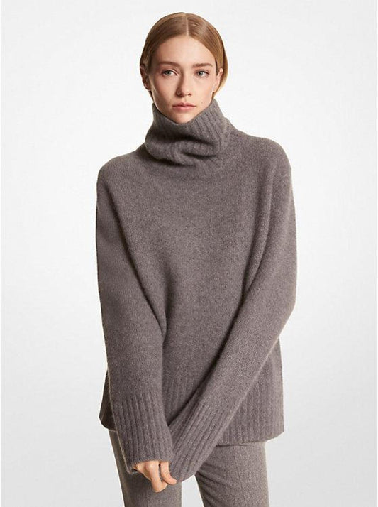 Wool Blend Turtleneck Sweater