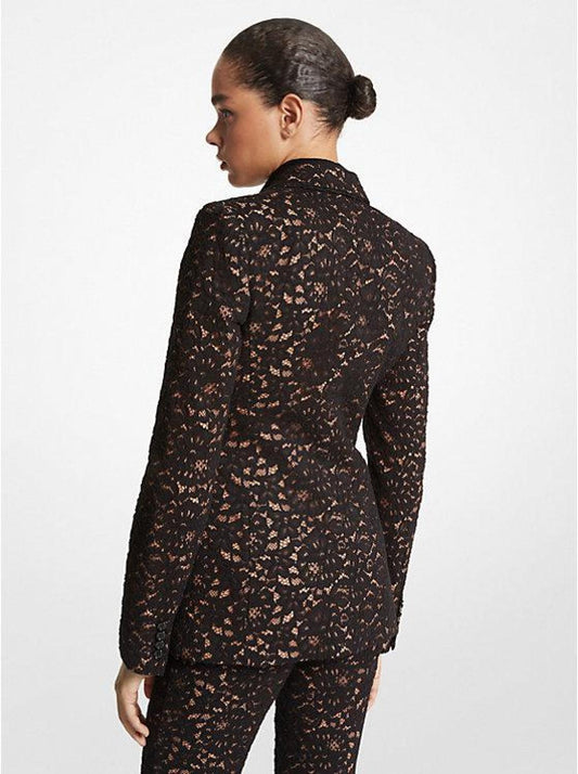 Georgina Corded Floral Lace Blazer