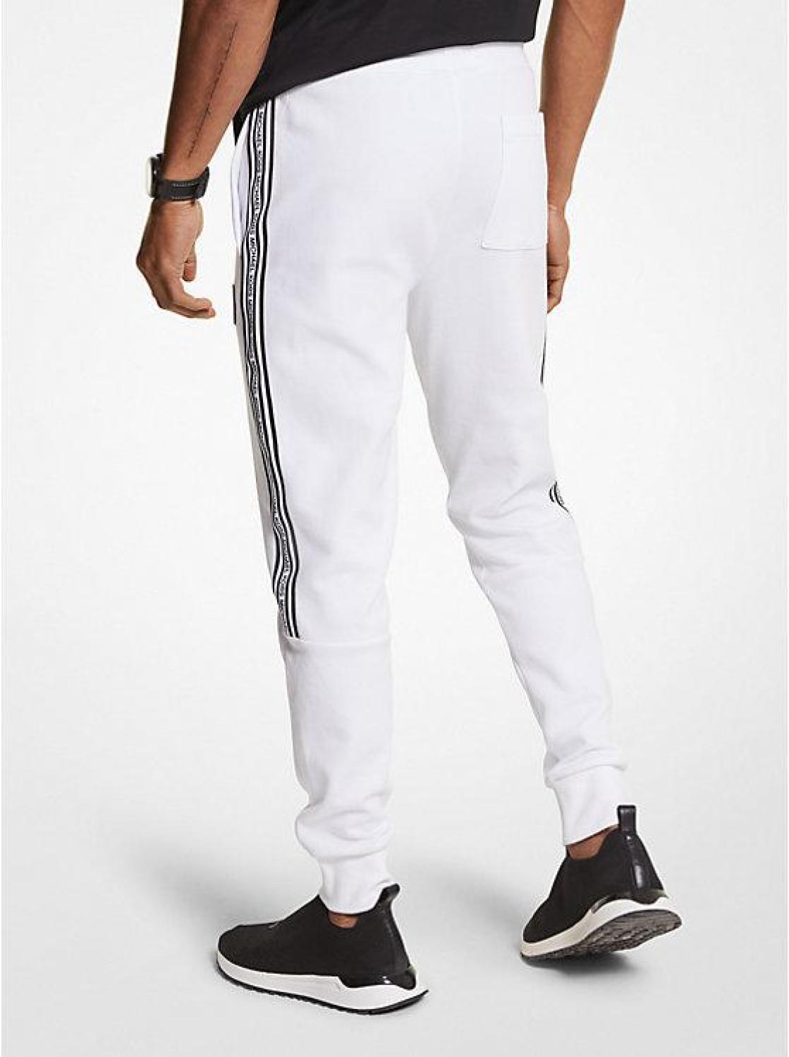 Logo Tape Cotton Blend Joggers
