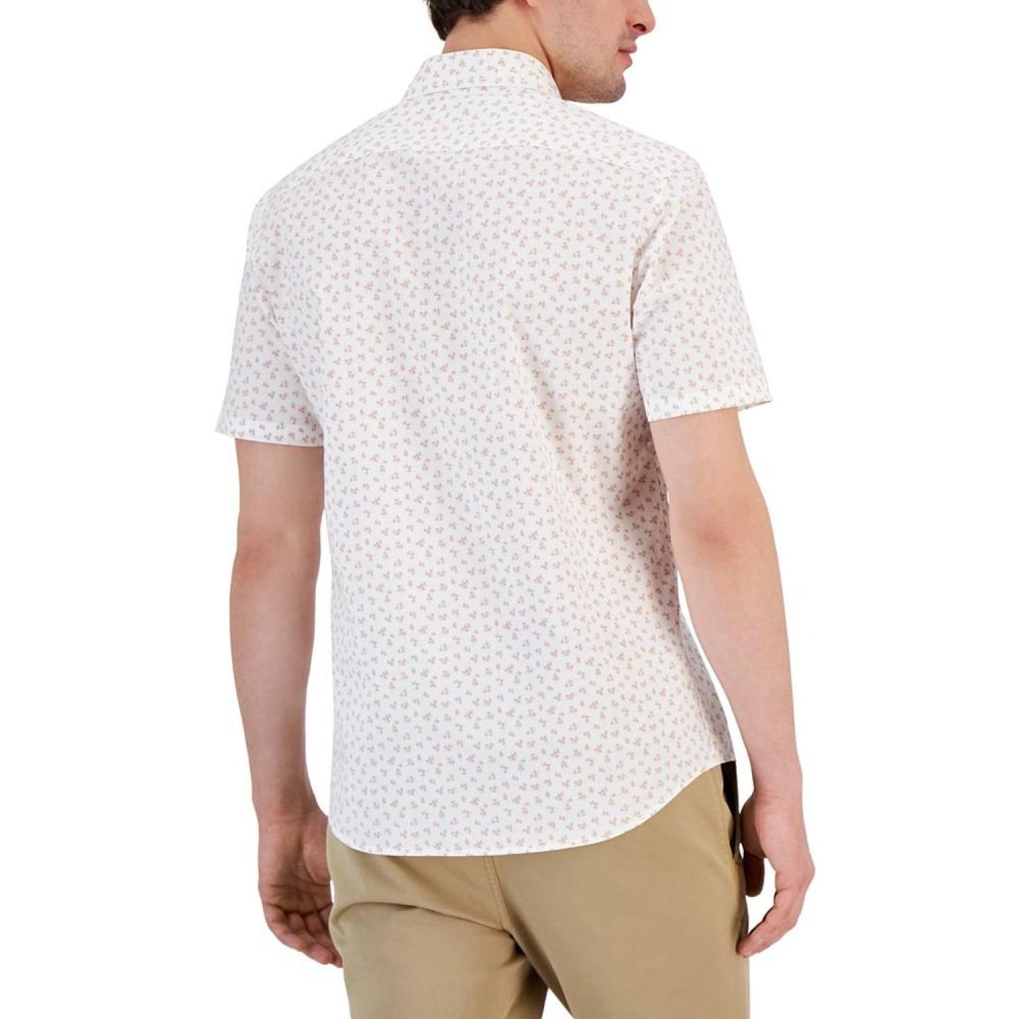Men's Slim-Fit Patterned Shirt