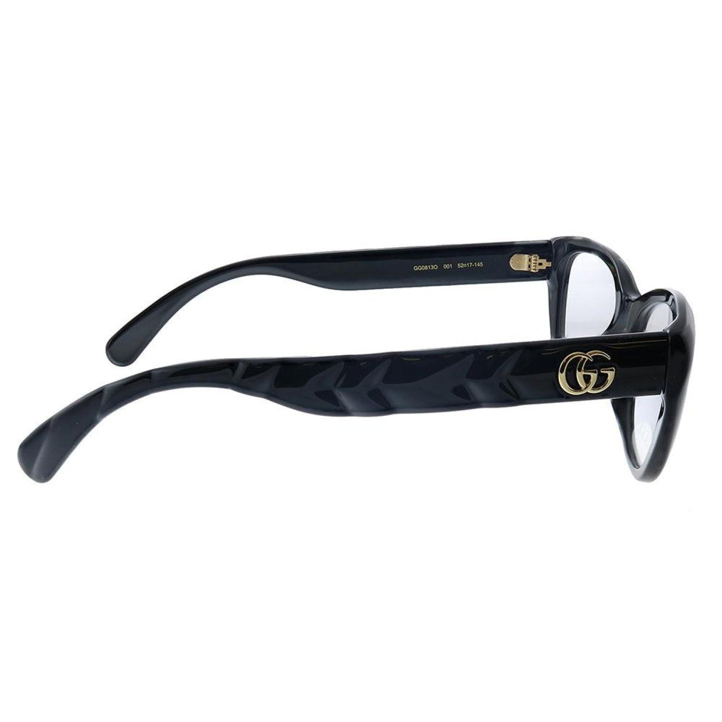Gucci GG 0813O 001 52mm Womens Cat-Eye Eyeglasses 52mm